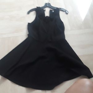 Black short dress